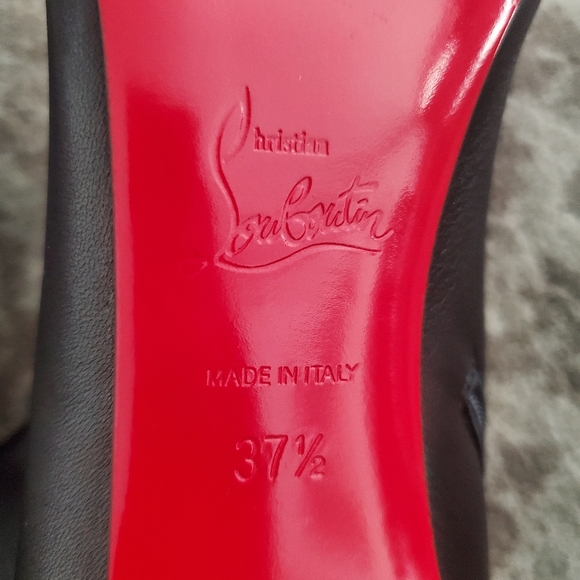 Christian Louboutin Kate Botta 100 Stretch Over the Knee Boot Size 37.5 - Picture 11 of 11